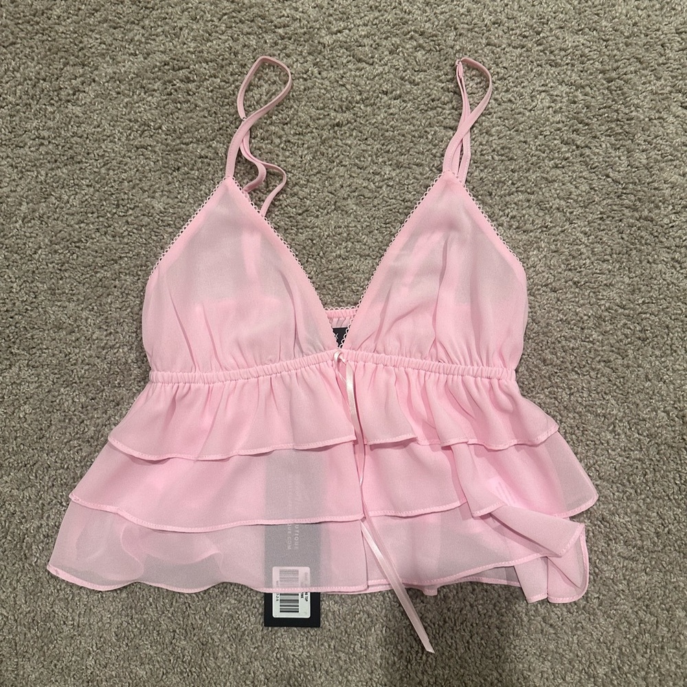 NWT White Fox Top Size Small